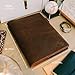 ROVA Genuine Leather Notebook Journal Cover - Hand Crafted in the USA - Fits Moleskine XL (9.75