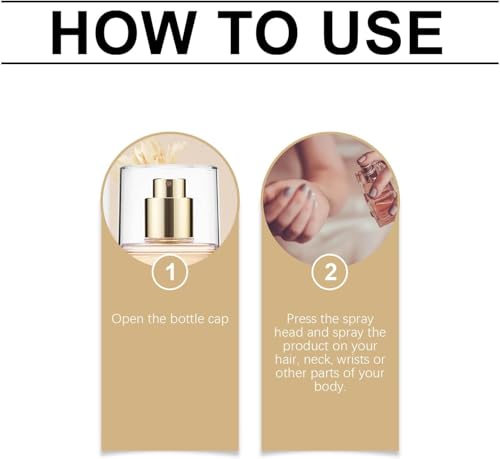 Vanille-Kokos Parfum für Haar & Körper, 100ml - Leichter Duft mit Jojobaöl, pflegend & hydratisierend, langanhaltend & nicht klebend, für Damen (100ml, 2 PCS)