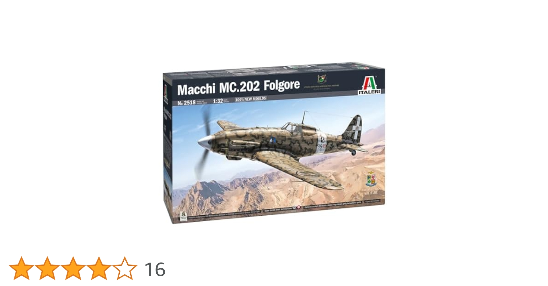 イタレリ1/32 イタリア マッキMC.202 フォルゴーレ 日本語説明書付き 1/32 WW.II イタリア空軍 マッキ MC.202 フォルゴーレ(日本語