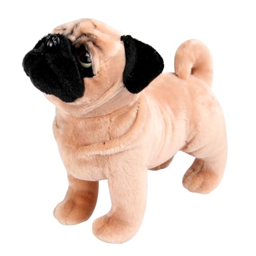 Peluche chien pug Milisten pour les câlins au lit des enfants