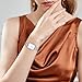 SOCICO Wrist Watches for Women Luxury Ladies Quartz Rectangle Wrist Watches with Stainless Steel Strap, Womens Casual Fashion Dainty Watch (Sliver)