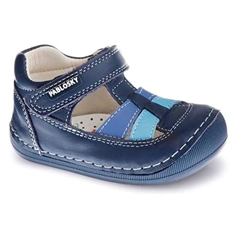 Pablosky Baby Boys 090422 First Walker Shoe, Azul, 6 UK Cover