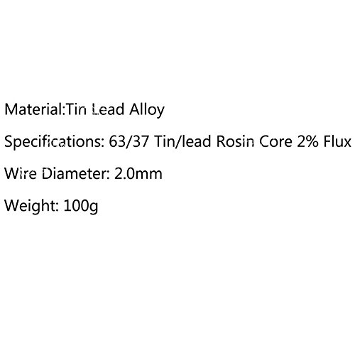 2.0mm 100g 63/37 Tin Lead Rosin Core Solder Wire Soldering Welding Flux 2% Iron Wi