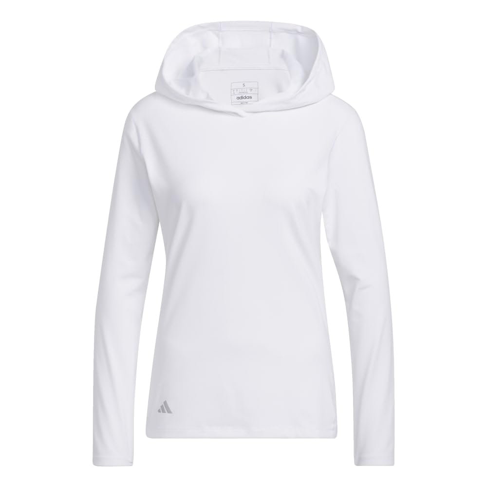 adidas Women's Performance Golf Hoodie, white, XL