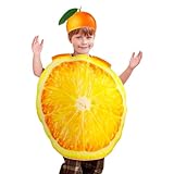 Genérico Disfraces de Fruta para Niños - Sombrero de Disfraz Halloween Cosplay | Conjunto Infantil con Gorro Naranja para Halloween | para Carnaval, de Disfraces, Sesiones de Fotos y Eventos