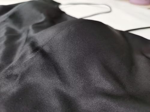 SilRiver Women's Spaghetti Strap Silk Tank Top Padded Workout Going Summer Crop4