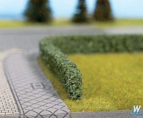 Walthers SceneMaster HO Scale Tall Hedges/Bushes - Dark Green (5/8" High)