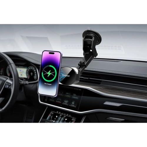 Image of Energizer 2-in-1 15W Magnetic Wireless Charging Vent Mount for Smartphones (ECA002)