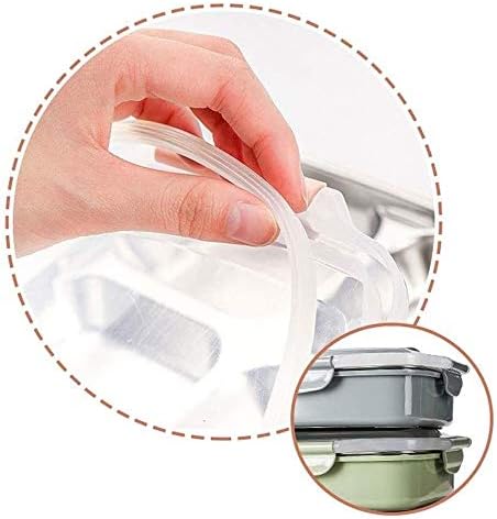 Ljyutihgfh Insulated Lunch Box; Lunch Box; Adult; Compartment; With Cover; Primary School Students, Office Workers, Children's Separate Lunch Boxes,Bento-Styled Lunch Solution Offers Durable 3 41mMoTVMVoL. AC