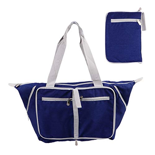 Tendycoco Bolsa esportiva de viagem leve dobrável e leve, bolsa de viagem para academia, bolsa espor