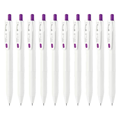 Stylo à bille gel Zebra Sarasa R violet 0,4 mm B-JJS29-R1-VI pour écriture nette