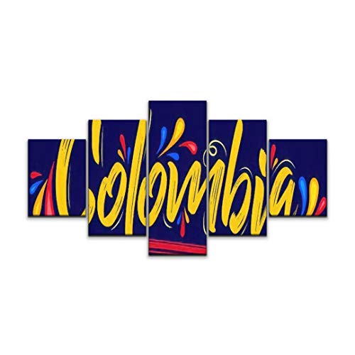 Skipvelo Colombia Patriotic Banner Design Colombian Flag Colors Wall Art