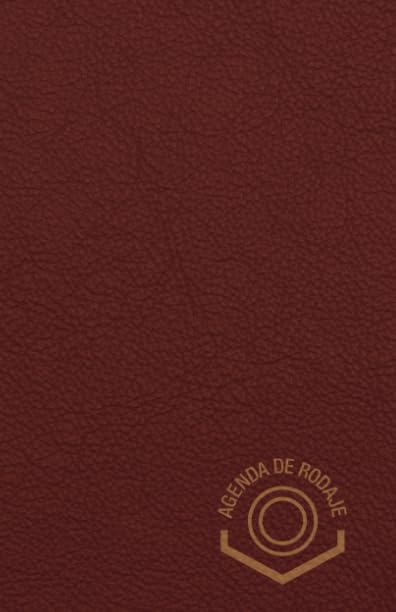 AGENDA DE RODAJE: Planificador y organizador personal de los días de producción o grabación.