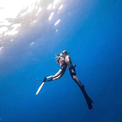 image for WACOOL Long Blade Adjustable Open Heel Fins Flippers for Scub