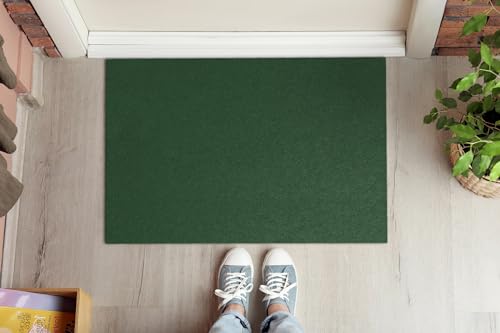Tapis de sol à la maison Tulup vert bouteille haute résistance