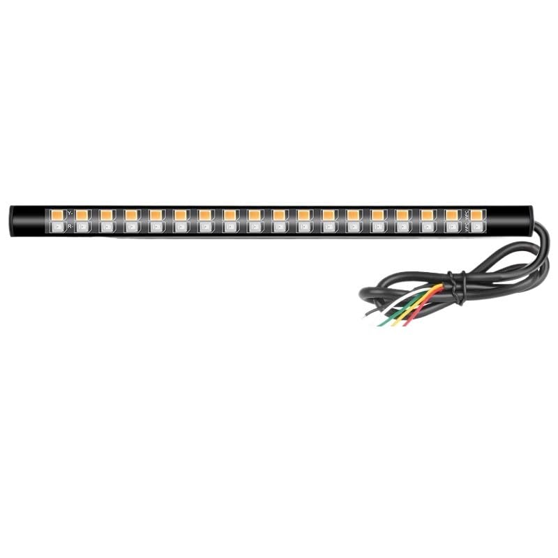 Feu de frein moto pour être visible des voitures avec bande LED universelle