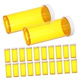 WRITWAA 25stücke Leere Mini-medikamentenfläschchen Tragbar Praktischer Medikamentenhalter Für Unterwegs Kompakter Medikamentenorganizer