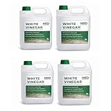 Natural White Vinegar 4x5L (20L Total) – Extra Strong Acetic Acid Formula for Gardens, Patios & Driveways – Eco-Friendly & Pet-Safe Herbicide