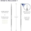 Oravix Tonsil Stone Remover Tool Pack of 2, Metal Tonsil Stone Removal Tool, 7 Surgical-Grade Stainless Steel Metal Pick with 10 Soft Silicone Tips, Fight Bad Breath, Safe & Easy