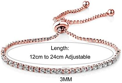 Philip Jones Rose Gold Plated Solitaire Friendship Set Created with Zircondia® Crystals