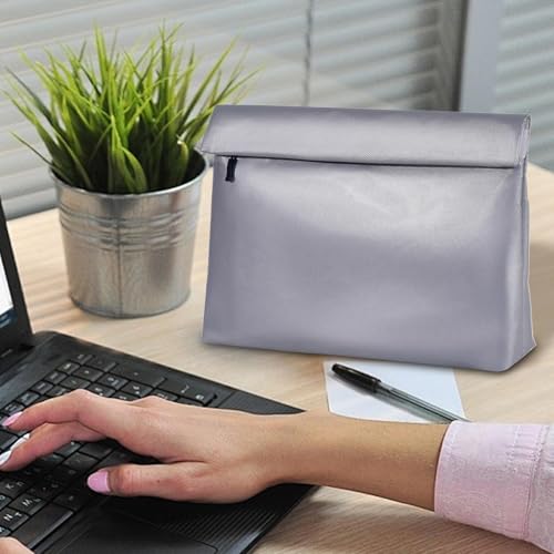 Bolsa para documentos ignífuga para dinero contra incendios e impermeable con cremallera 3