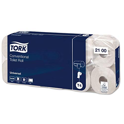 Preisvergleich Produktbild Toilettenpapier 2 lagig naturweiß TORK 2100