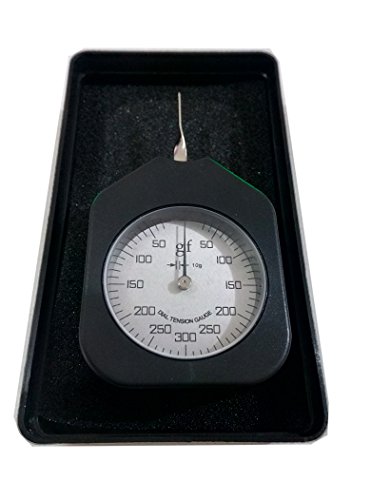 Atg-300-1 Analog Unit G Dial Tension Meter Tester Gauge Gram Force Meter Single Pointer 300G Pressure Pull Tester Gage With Analog Tension Meter Tension Tester, Single Needle Gram Gauge Black #TOP4