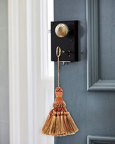 Bel Avenir Set Of 4 Tassel For Craft Elegant Polyester Tassels For Pillow Key Tassel Diy Accessories For Curtain And Home Decor- Orange #TOP3