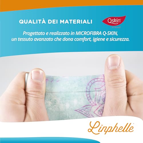 Linphelle Coverpicc In Microfibra, Fascia Copri Catetere Braccio In Tessuto Traspirante E Di Design, Ideale Per Picc E Glucometri, Acqua Marina, Taglia 0 - 3