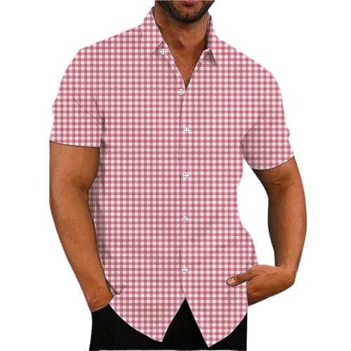 Chemise à carreaux rétro homme haut de luxe décontracté taille M