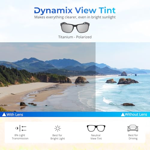 Image of Dynamix Polarized Replacement Lenses for Oakley Half Jacket 2.0 XL | Easy To Install | Fit Perfectly | Titanium