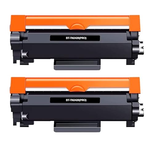 ENCRE BREIZ Deux Toners Compatibles (3000copies) pour Brother HL-L2310D HL-L2350DN HL-L2370DN HL-L2375DW DCP-L2510D DCP-L2530DW MFC-L2710DN MFC-L2730DW MFC-L2750DW remplace TN2420 Cover