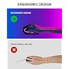ASOYIOL Ergonomic Mouse Wireless,Rechargeable Vertical Mouse with USB Receiver,6 Buttons 800/1200/1600 Computer Mouse for Laptop PC(Right Hand,Black)