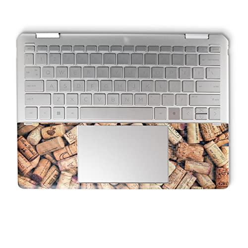 Image of MightySkins Carbon Fiber Skin Compatible with HP Spectre x360 14 inch (2022) Full Wrap Kit - Corks | Protective, Durable Textured Carbon Fiber Finish | Easy to Apply | Made in The USA