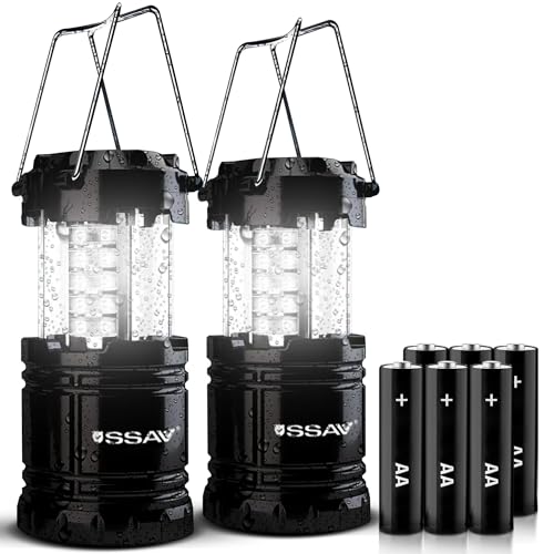 2 Pack LED Camping Lantern, LED Lanterns, Suitable Survival Kits