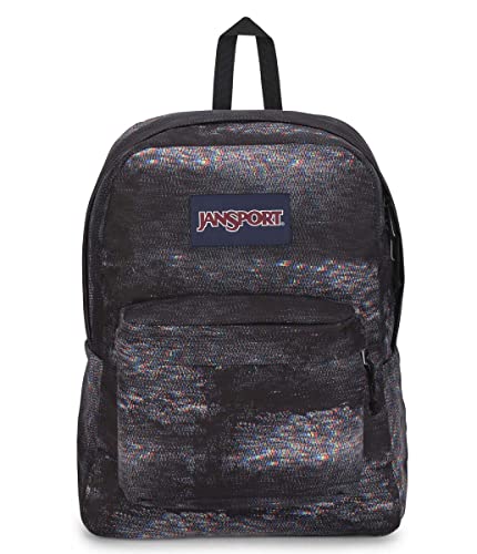JanSport SuperBreak One Backpacks - Durable, Lightweight Bookbag with 1 Main Compartment, Front Utility Pocket with Built-in Organizer - Premium Backpack, Screen Static