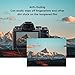 kinokoo Tempered Glass Film for Canon EOS 5D Mark IV Crystal Clear Film Canon 5D4 Screen Protector with Top Screen Protector(2 pack)