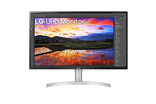 LG 31.5” HDR10 IPS UHD 4K Monitor (3840x2160) with DCI-P3 95% (Typ.), AMD FreeSync, Dynamic Action Sync, Black Stabilizer, MAXX Audio & Ergonomic Design (32BN67U-B) (Renewed)
