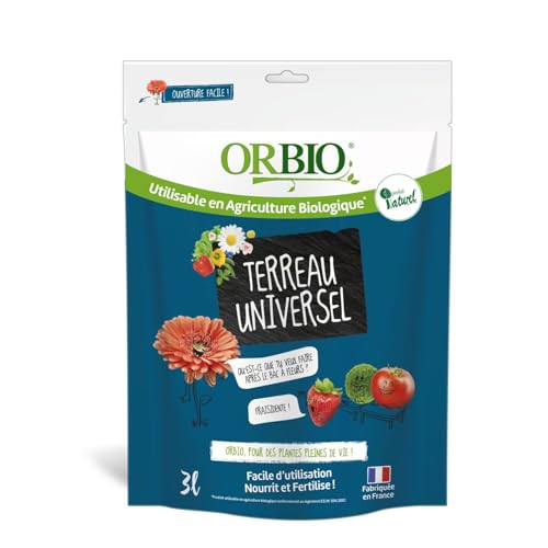 OR BRUN Terreau Universel, Bleu, 3 L