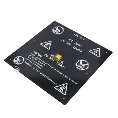 3D Printer Heated Bed Kit 24V 280W 2Ω Aluminum Alloy 3D Printer Heat Bed Kit 400x400mm