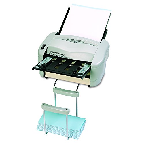 Martin Yale P7200 Premier Rapid Fold Automatic Desktop Letter/Paper Folder, Automatically Feeds And Folds 8 1/2" X 11" Paper And A Stack Of Documents, Includes Stacking Tray #TOP1