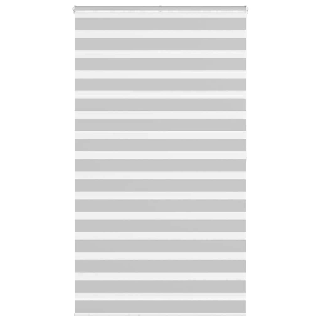 VIDAXL Zebra Blind Grey 120x200 cm Polyester