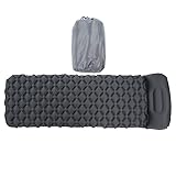 NYSUZHOUJI Colchón para Dormir al Aire Libre TPU húmedo previene portátil con Almohada Estera de Camping mochilero