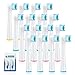 Produktbild 16 Pcs Aufsteckbürsten Cross Action Zahnbürstenaufsatz Precision Clean Aufsteckbürsten Sensitive Aufsteckbürsten Crossaction
