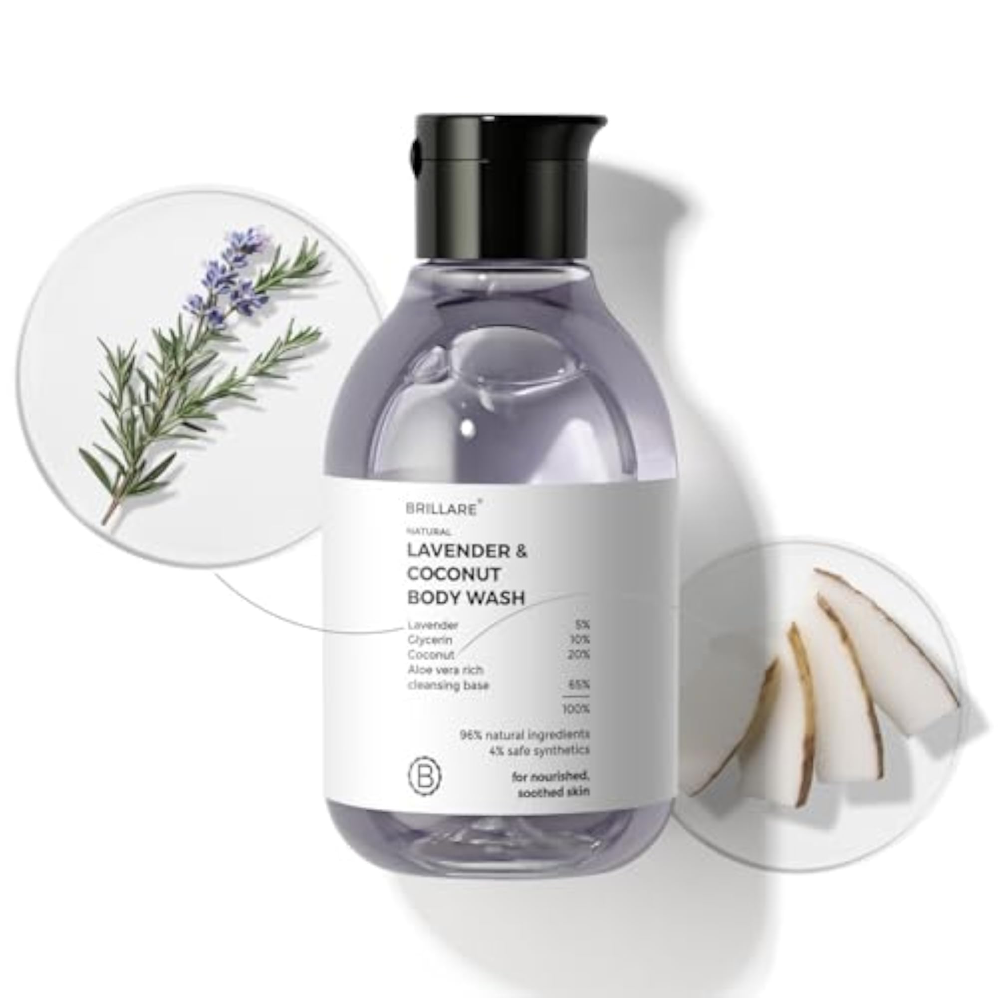 Lavender & Coconut Body Wash, Relaxing Cleanse