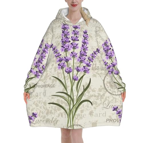 Couverture pull flanelle femme lavande vintage pour soirées cocooning