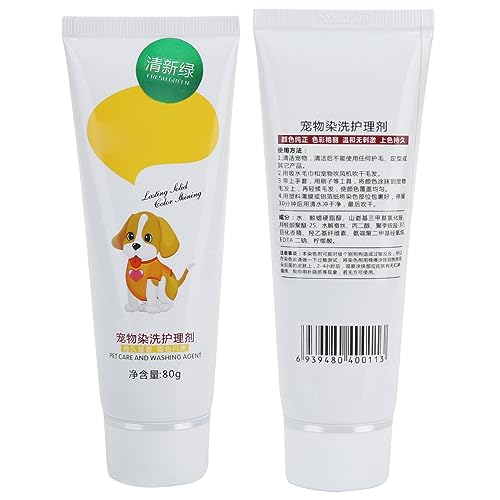 Gel de Tintura de Cabelo para Animais de Estimação, Semipermanente, Temporária, para Coloração de Pe