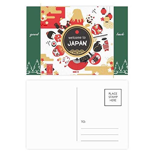 Cartes postales style japonais pour correspondance et décoration murale lot de 20