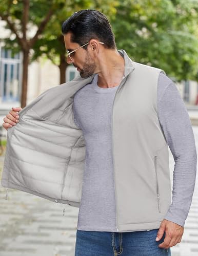 Coofandy Men'S Lightweight Softshell Vest Full-Zip Windproof Sleeveless Jacket For Running Hiking Sports thumb #1
