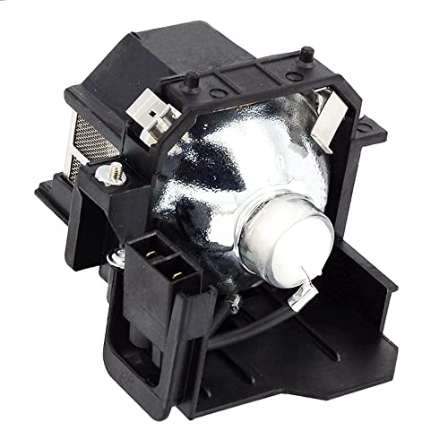 Mogobe for ELPLP42 Compatible Projector Lamp with Housing for EMP-83H PowerLite 822p 83c 400W 410W 822+ 83+ 83V+; EX90 H281B H371A; EB-410W 410WE; EMP-280 400 400W 400WE 410W 822 822H
